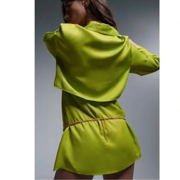 Zara | Dresses | Zara Lime Green Dress | Poshmark Zara | Dresses | Zara Lime Green Dress | Poshmark